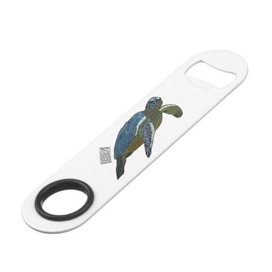 Sea turtle cartoon (Dos Angle)