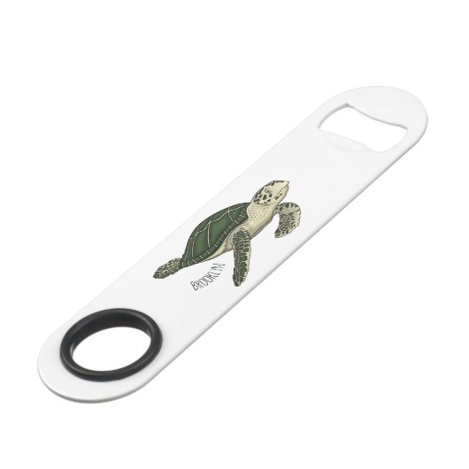 Sea turtle cartoon (Dos Angle)