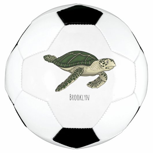 Sea turtle cartoon (Devant)