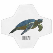 Sea turtle cartoon (Plat)