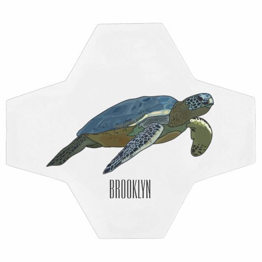 Sea turtle cartoon (Plat)