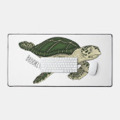 Sea turtle cartoon (Clavier et souris)