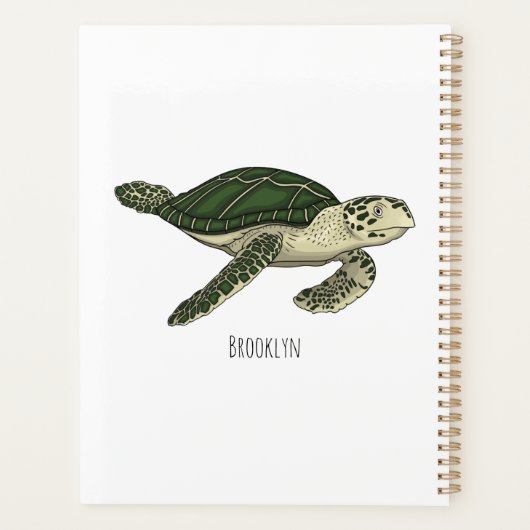 Sea turtle cartoon (Dos)