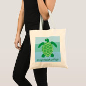 Sea Turtle Custom  Tote Bag (Devant (produit))