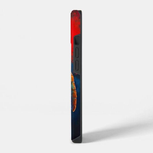 Sea Turtle in Deep Sea iPhone Hoesje (Linkerkant)