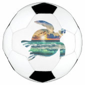 Sea Turtle Sunset Beach Golf Balls Golf Ball Marke (Devant)