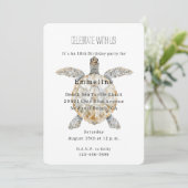 Sea Turtles Birthday Kaart (Staand voorkant)