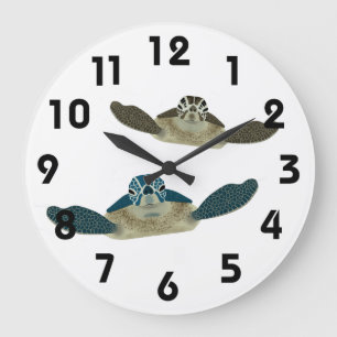 Sea Turtles Wall Clock Grote Klok