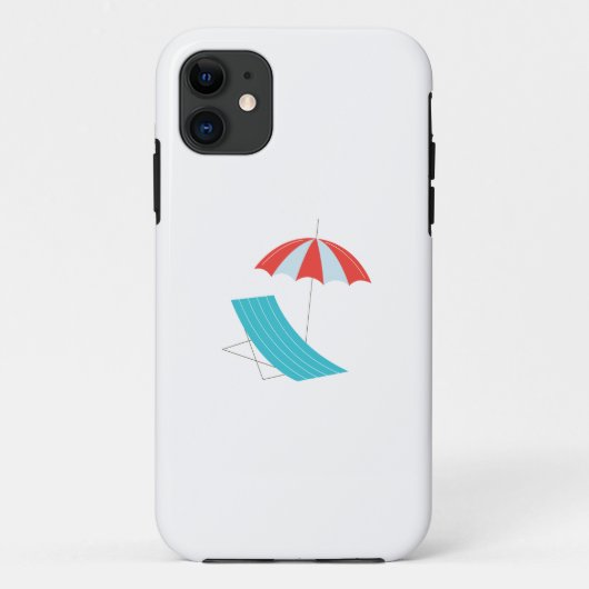Sea umbrella chair Case-Mate iPhone case (Achterkant)
