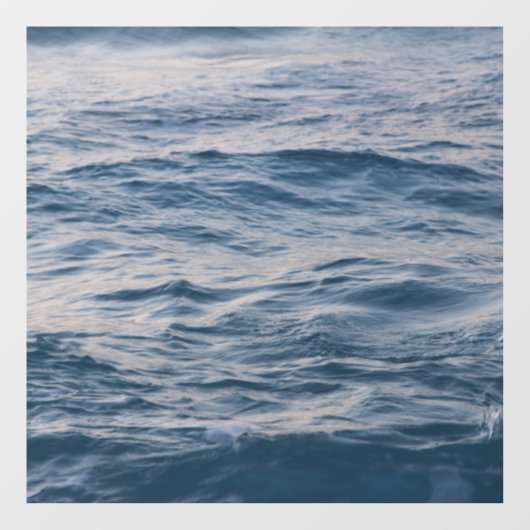 Sea water closeuds raamsticker (Vel)