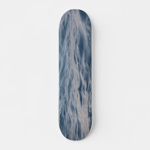 Sea water closeuds skateboard