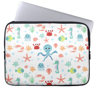 Sea World patroon Laptop Sleeve