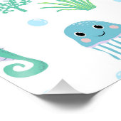 Sea World patroon Perfect Poster (Hoek)