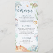 Sea You Soon Baby Shower Menukaart (Voorkant)