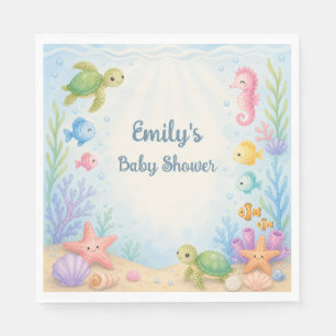 Sea You Soon Baby Shower Servetten
