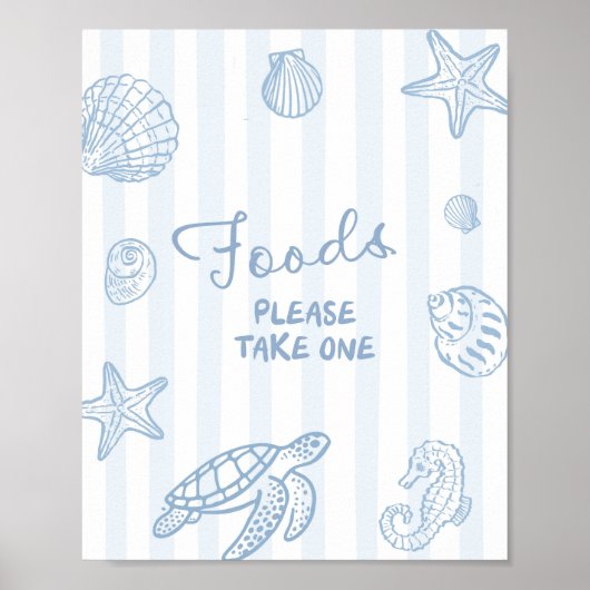 Sea You Soon Bord Eten Feestje Poster (Voorkant)