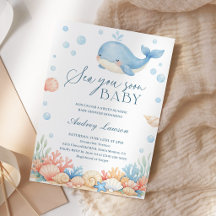 Sea You Soon Kust Ocean Baby Shower