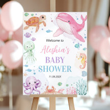 Sea You Soon Oceaan Baby Shower Welkomstbord