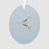 Seabird Reflection Photo Ornament (voorkant)