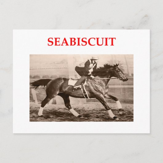 seabiscuit briefkaart (Voorkant)