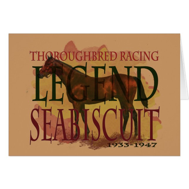 Seabiscuit - Thoroughbred Racing Legend (Voorkant Horizontaal)