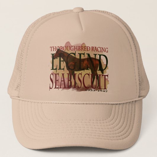 Seabiscuit - Thoroughbred Racing Legend Trucker Pet (Voorkant)