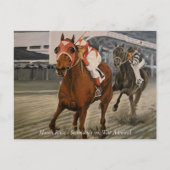 Seabiscuit vs War Admiral Horse Race Briefkaart (Voorkant)