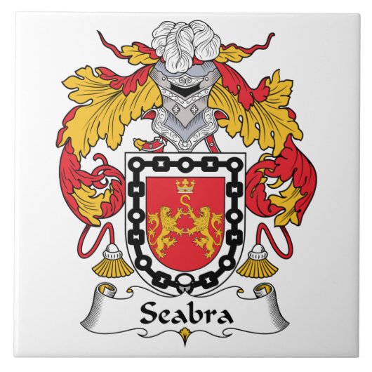 Seabra Family Crest Tegeltje (Voorkant)