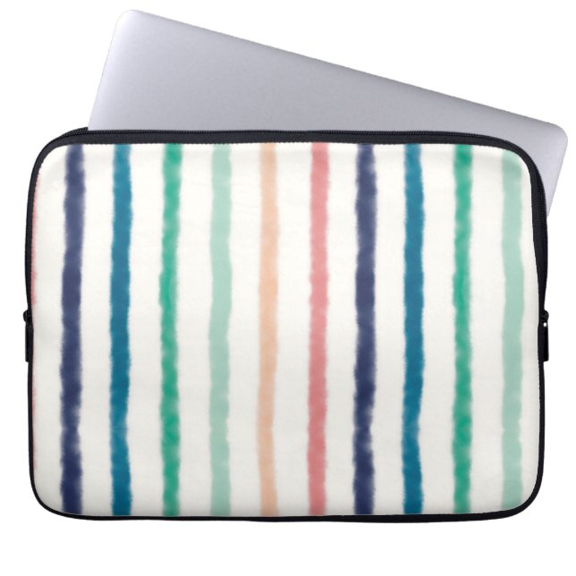 Seabreeze Stripes Laptop Sleeve (Voorkant)