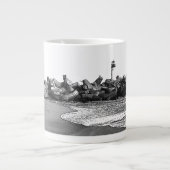 Seabright Beach, Père Noël Cruz 20 oz Jumbo Mug (Devant)