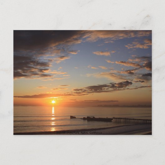 Seacliff State Park, Aptos.. Briefkaart (Voorkant)