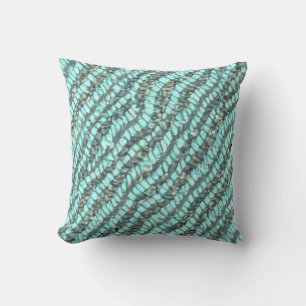 Seafoam Boucle Woven Pattern Kussen