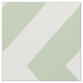 Seafoam et tissu blanc de rayure de Chevron (Fermer)