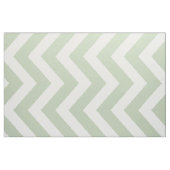 Seafoam et tissu blanc de rayure de Chevron (Fat Quarter)