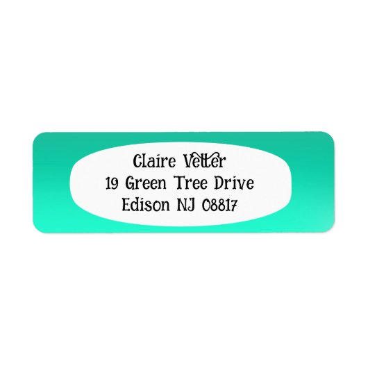 Seafoam Fade Etiket (Voorkant)