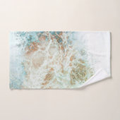 Seafoam Glitter Marble Handdoek (Handdoek)