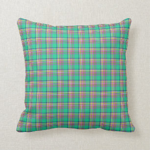 Seafoam Green en Pink Girly Pset Kussen