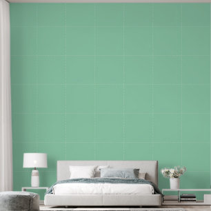 Seafoam Green Solid Color Behang