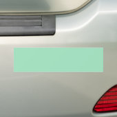 Seafoam Green Solid Color Bumpersticker (Op auto)