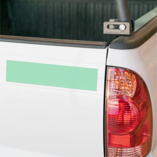 Seafoam Green Solid Color Bumpersticker (Op Truck)