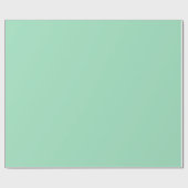 Seafoam Green Solid Color Cadeaupapier (Vlak)