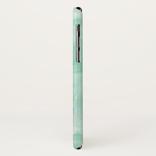 Seafoam Green-Waterverf - Jouw naam toevoegen Case-Mate iPhone Case (Achterkant/links)