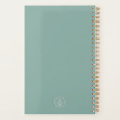 Seafoam Green Yoga Studio Hamsa personnalisable (Dos)