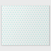 Seafoam Hearts Cadeaupapier (Vlak)