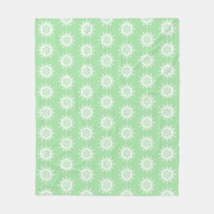Seafoam Mandala Fleece Deken