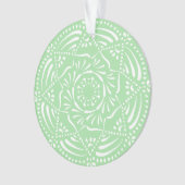Seafoam Mandala Ornament (voorkant)