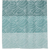 Seafoam Ocean Waves Douche rideau (Devant)