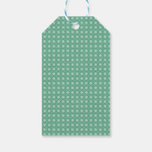 Seafoam Rattan Gift Tag