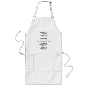 Seafood apron lang schort
