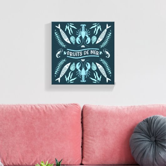 Seafood Art Decor Prints (Insitu (Woonkamer))